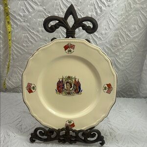 Vintage Queen Elizabeth II Coronation Plate 1953 | Alfred Meakin England
